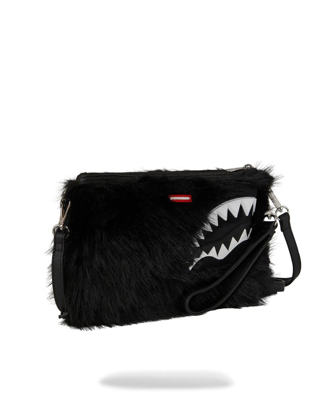 Sprayground Essential | FURZILLA SHARK (NIGHT) CROSSOVER CLUTCH