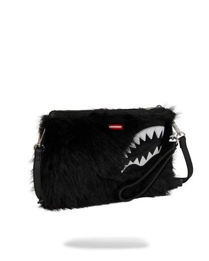 Sprayground Essential | FURZILLA SHARK (NIGHT) CROSSOVER CLUTCH