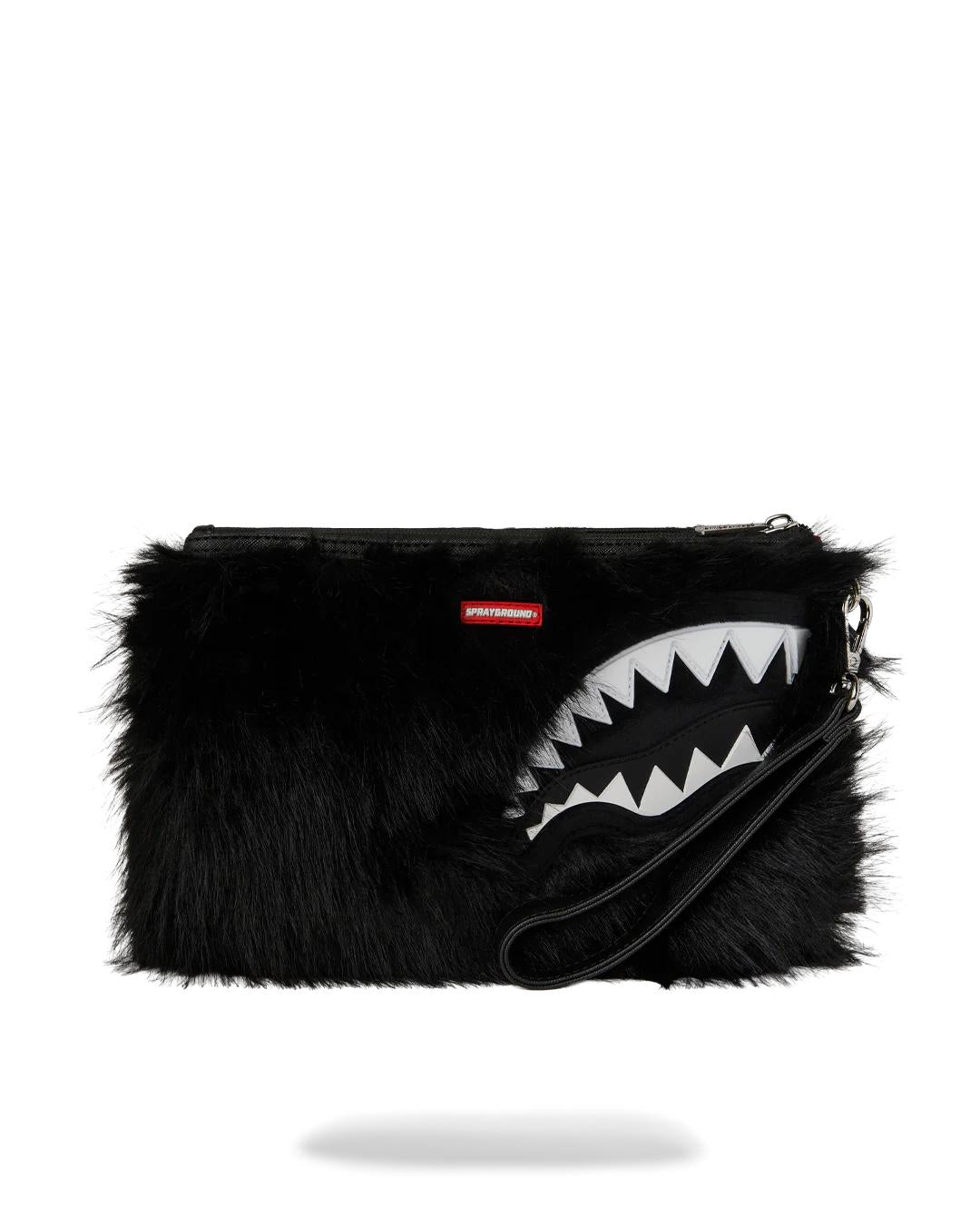 Sprayground Essential | FURZILLA SHARK (NIGHT) CROSSOVER CLUTCH