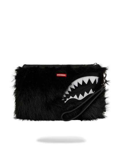 Sprayground Essential | FURZILLA SHARK (NIGHT) CROSSOVER CLUTCH