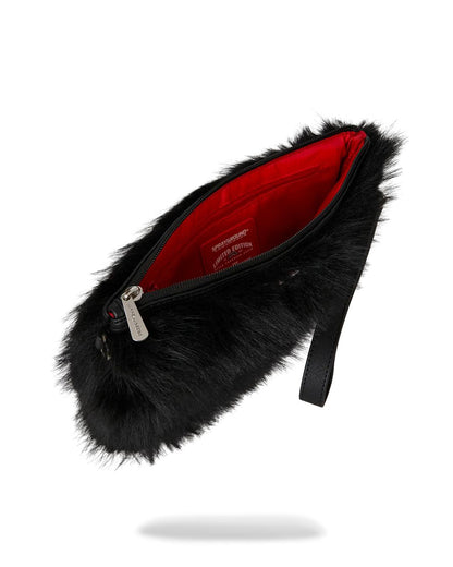 Sprayground Essential | FURZILLA SHARK (NIGHT) CROSSOVER CLUTCH