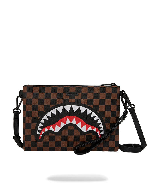 Sprayground Featured | THE PRIVATE JET SHARK CLUB CROSSOVER CLUTCH