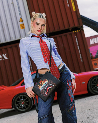 Sprayground Popular | MONEY BAG DOUBLE TAKE CROSSOVER CLUTCH