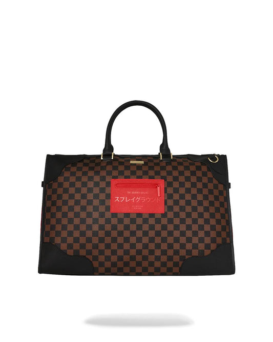 Sprayground Premium | KATANA CHECK BOSS PYRAMID DUFFLE