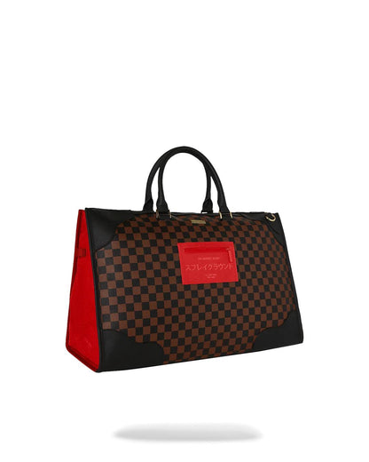 Sprayground Premium | KATANA CHECK BOSS PYRAMID DUFFLE