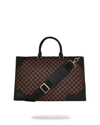 Sprayground Premium | KATANA CHECK BOSS PYRAMID DUFFLE