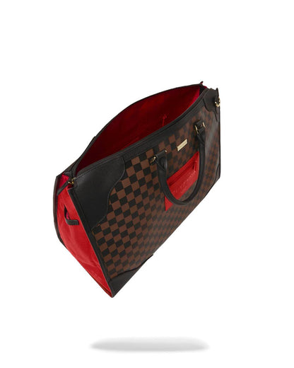 Sprayground Premium | KATANA CHECK BOSS PYRAMID DUFFLE