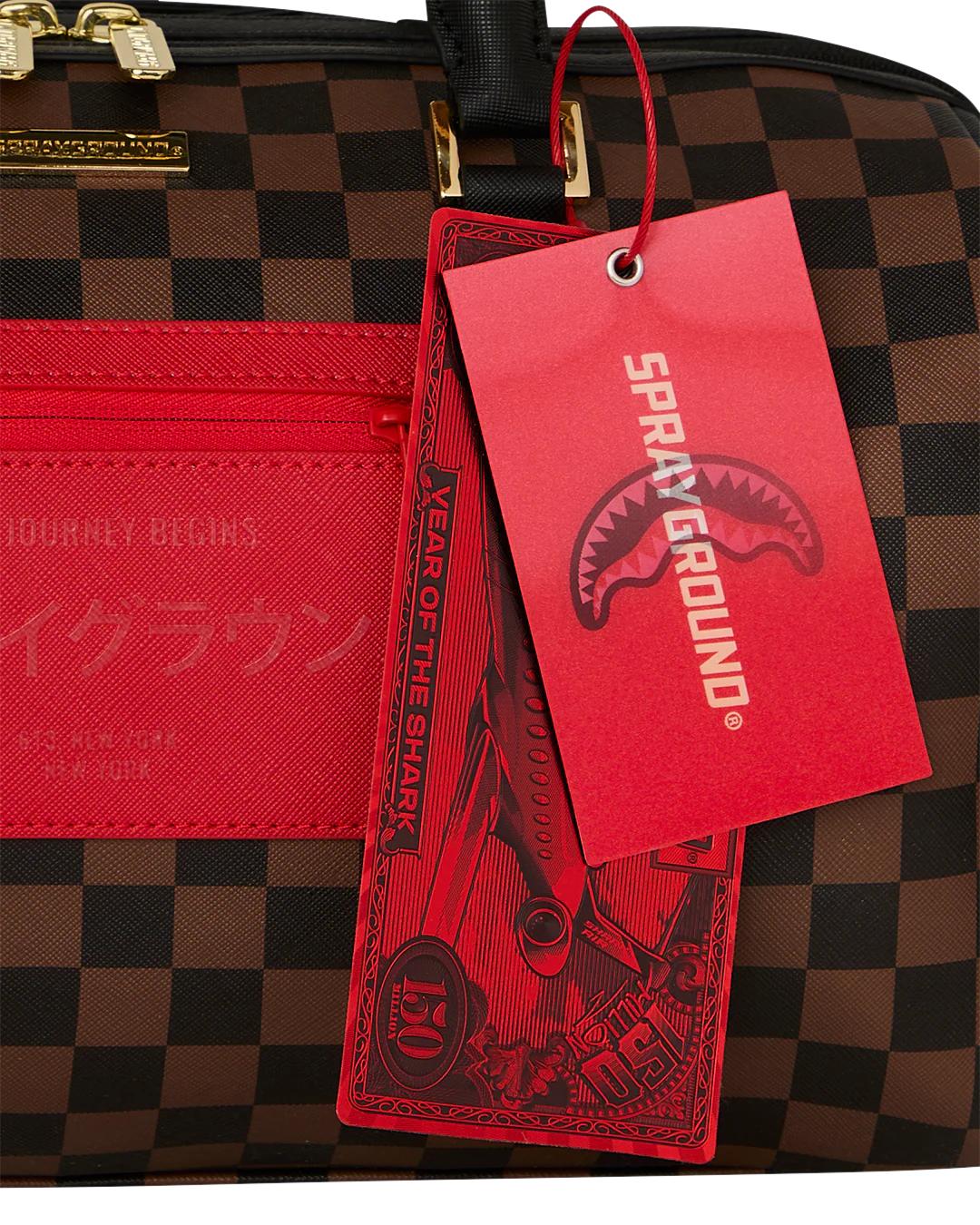 Sprayground Recommended | KATANA CHECK BOSS MINI DUFFLE