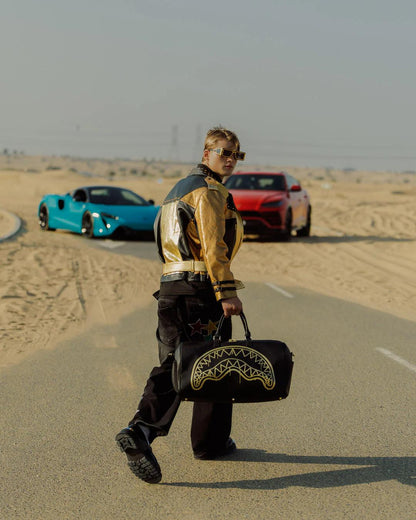 Sprayground New | GOLD FANG DUFFLE