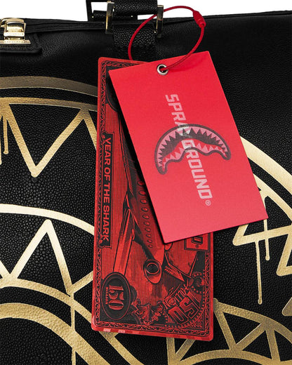 Sprayground New | GOLD FANG DUFFLE