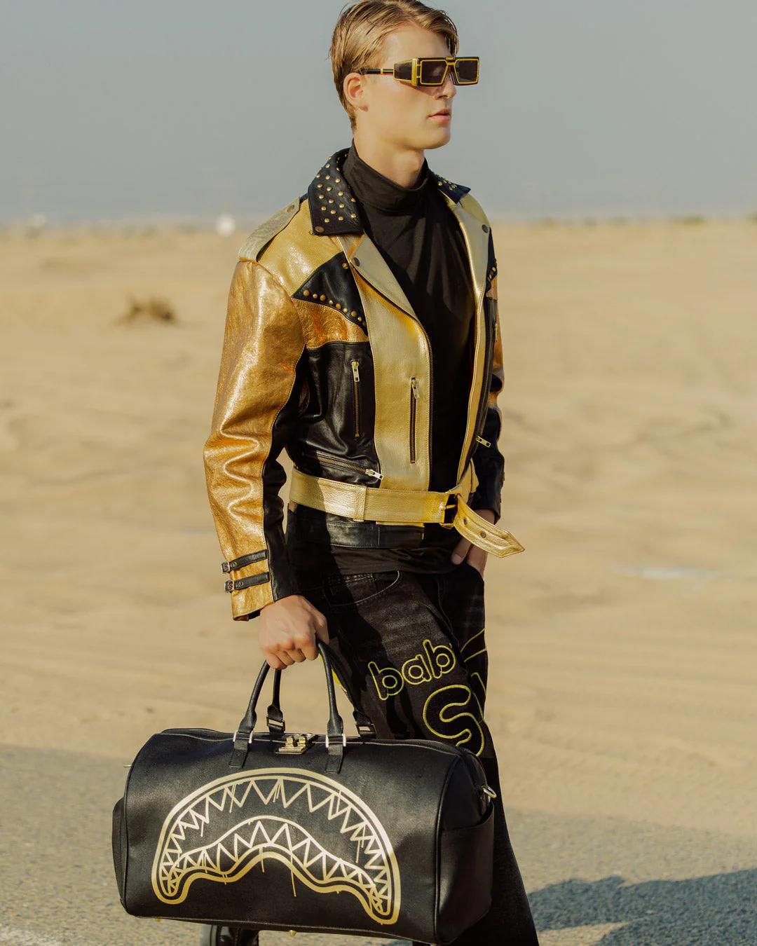 Sprayground New | GOLD FANG DUFFLE