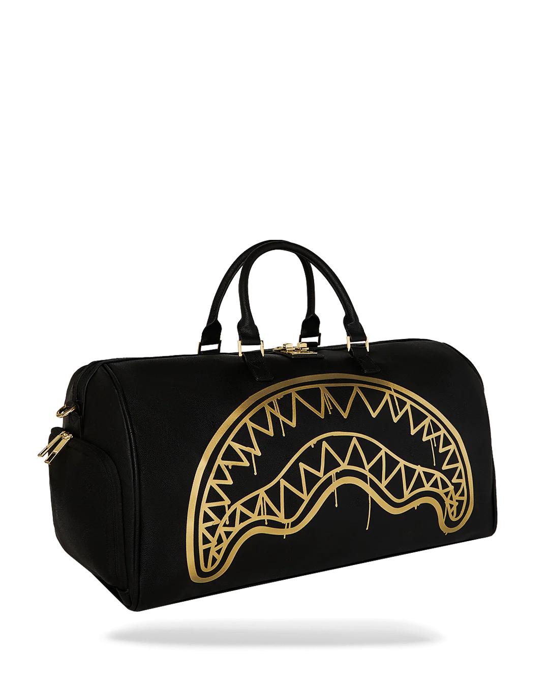 Sprayground New | GOLD FANG DUFFLE