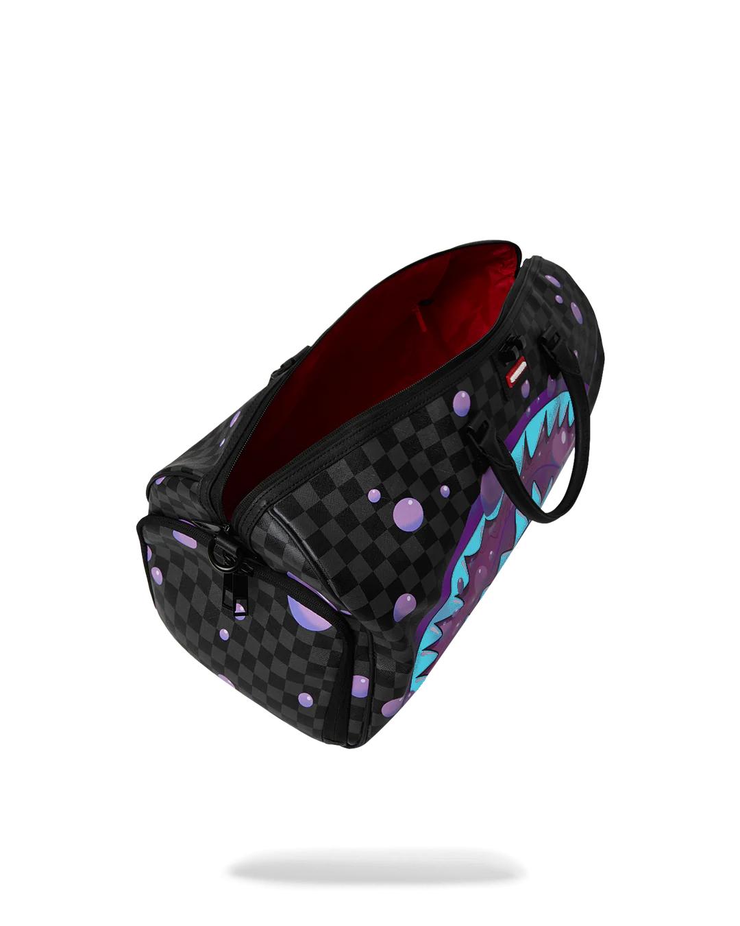 Sprayground Best Seller | PURPLE SLIME SHARK DUFFLE