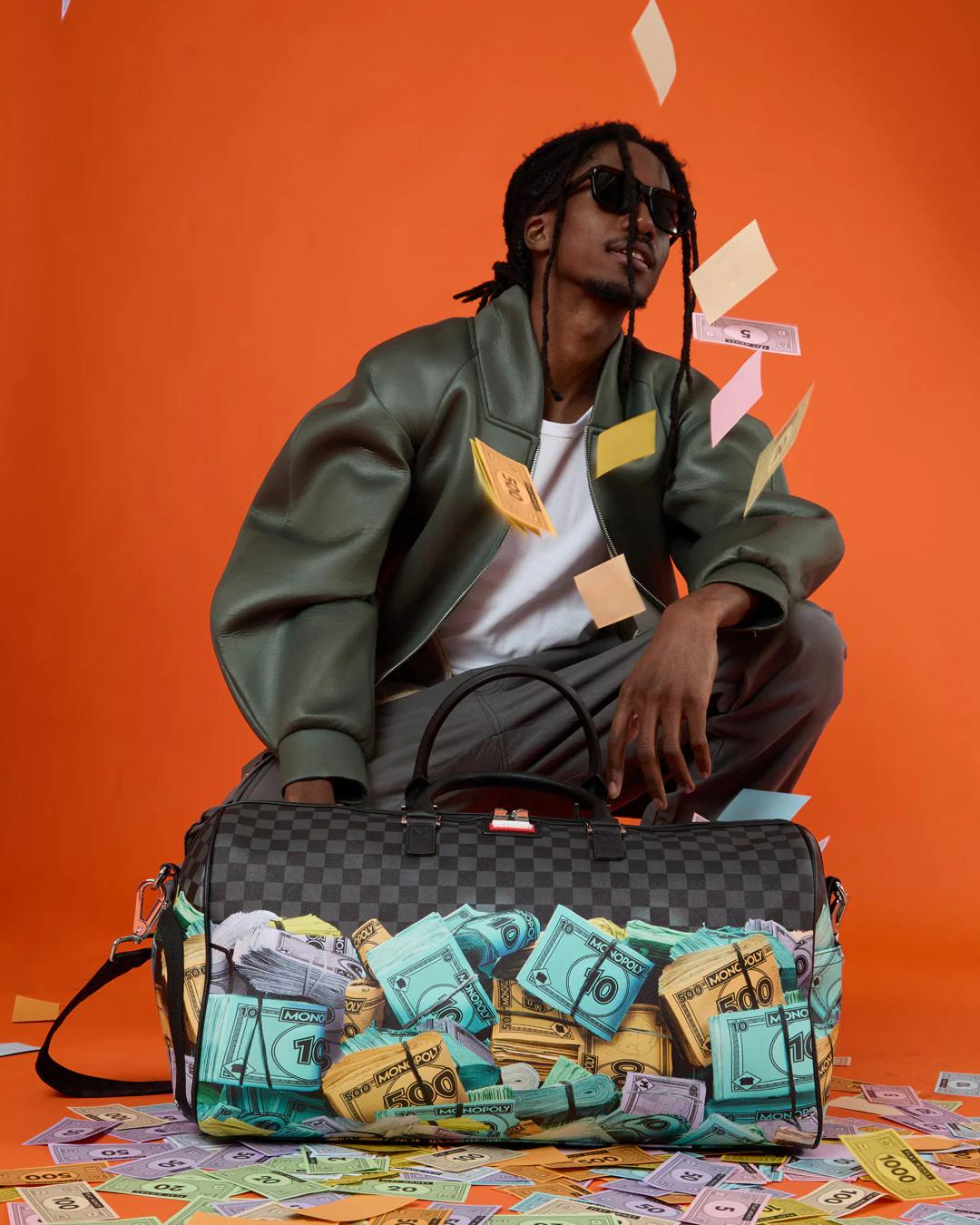 Sprayground Exclusive | MONOPOLY STACK UP DUFFLE