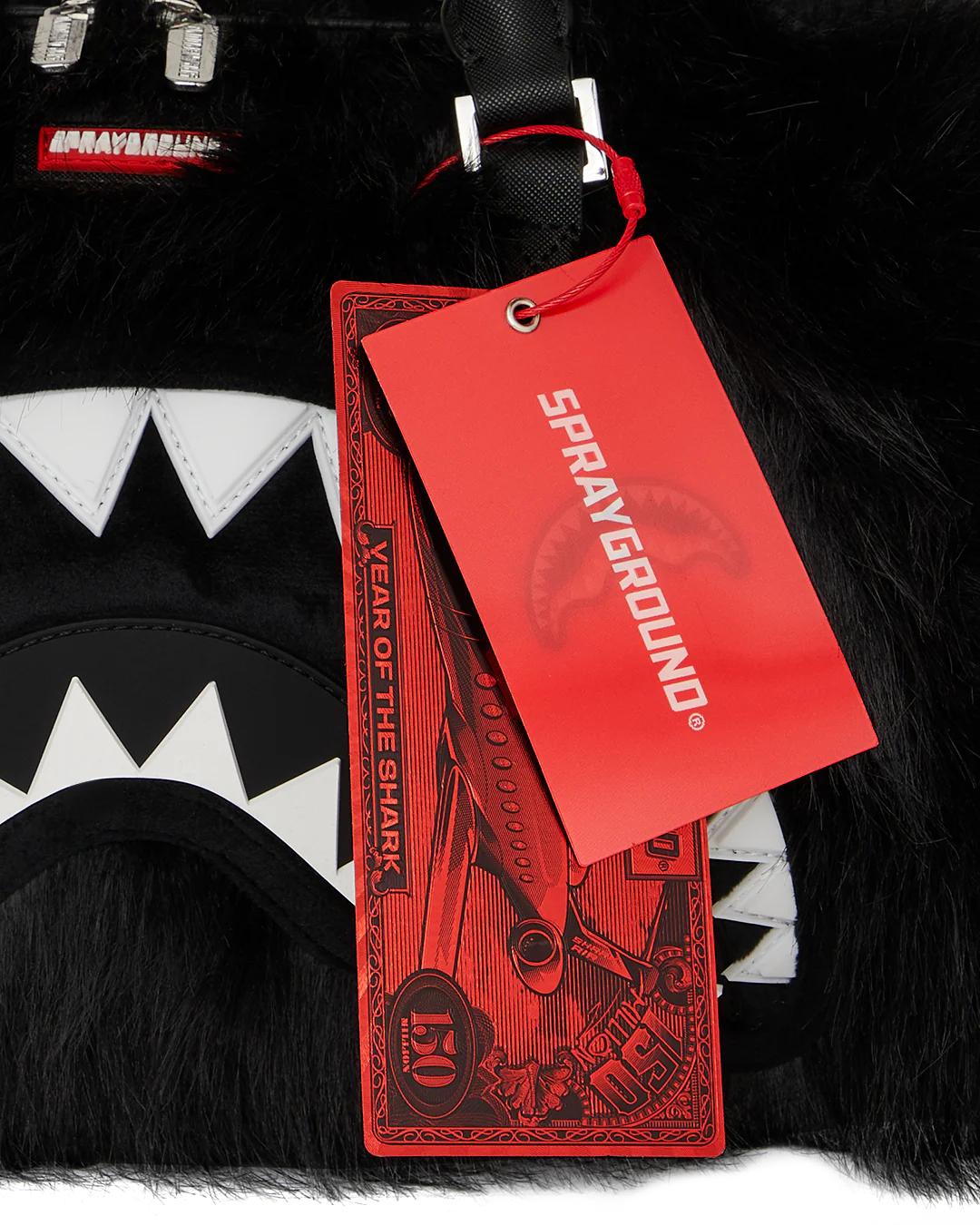 Sprayground Popular | FURZILLA SHARK (NIGHT) MINI DUFFLE