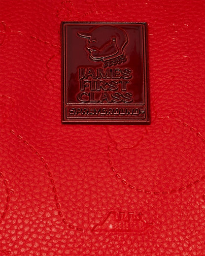 Sprayground Exclusive | JAMES FIRST CLASS RUBY RED PYRAMID LARGE DUFFLE