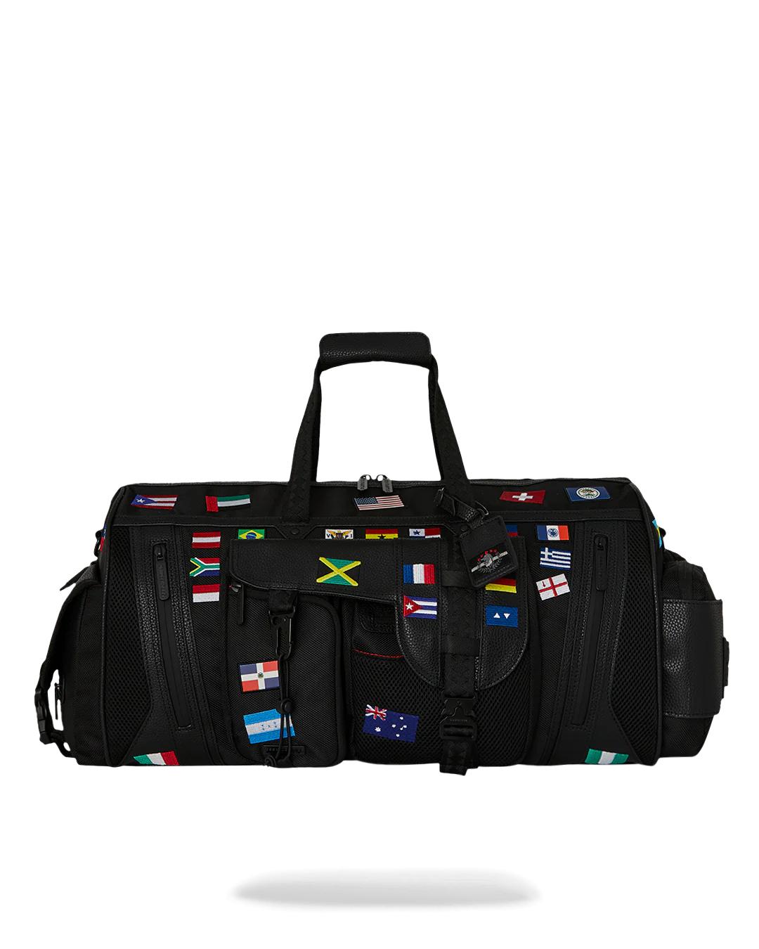 Sprayground New | JAMES FIRST CLASS GLOBAL FLAGS SPECIAL OPS DUFFLE
