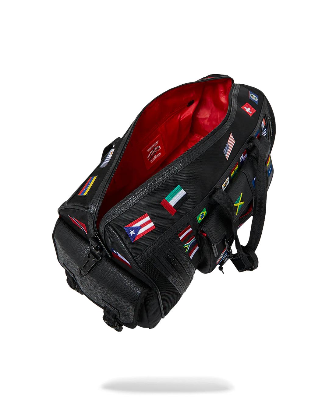 Sprayground New | JAMES FIRST CLASS GLOBAL FLAGS SPECIAL OPS DUFFLE