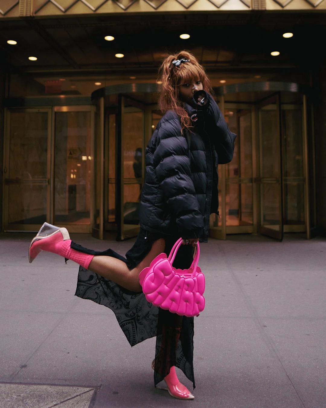 Sprayground Signature | PINK POP SHARK BUBBLE HANDBAG