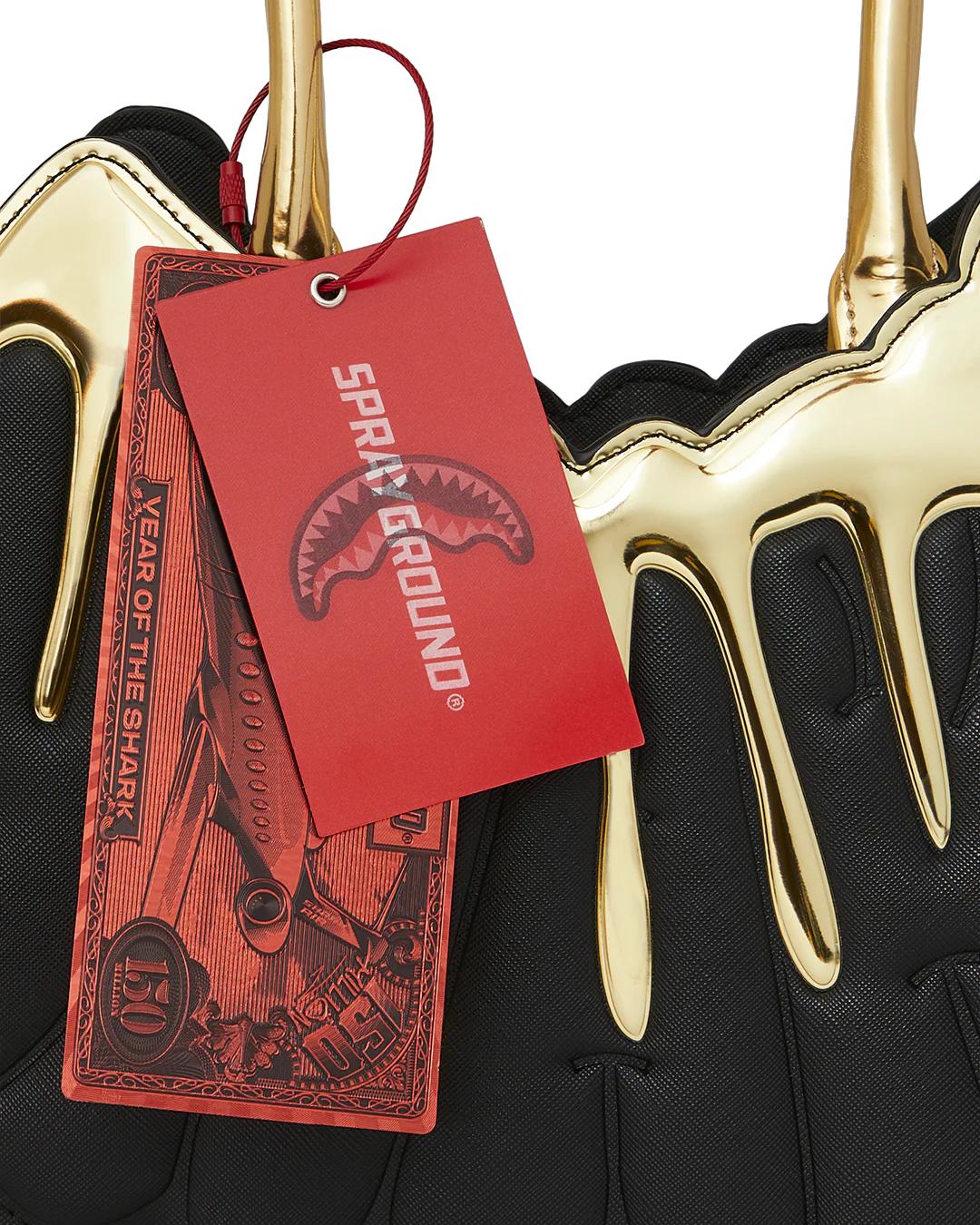 Sprayground Classic | GOLDHEART SHARK DRIP HANDBAG