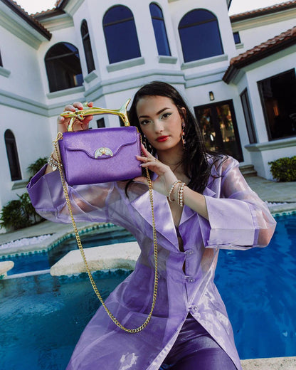 Sprayground Essential | SHARKS OF THE GOLD OCEAN CLUTCH