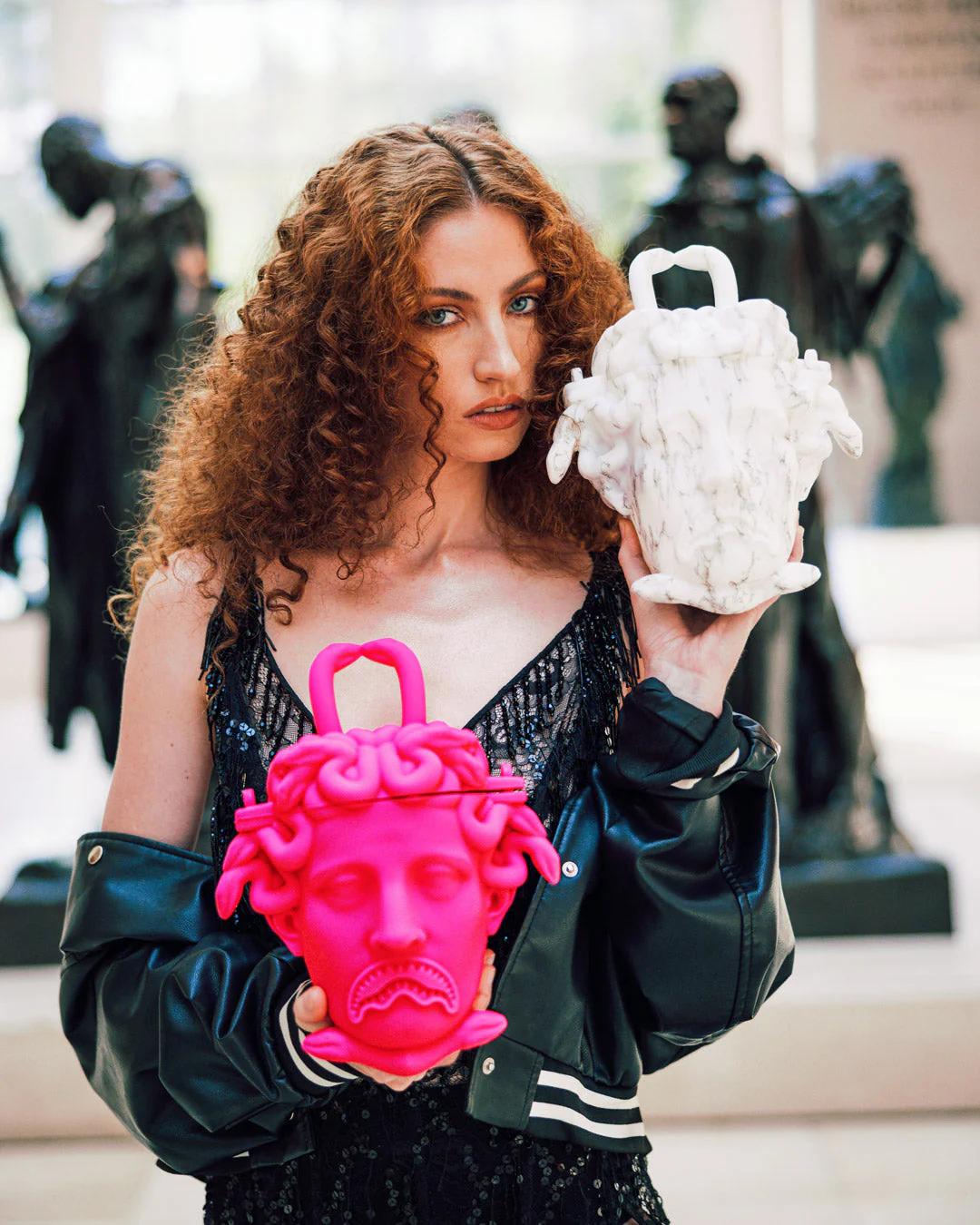 Sprayground Trending | THE MET CANOVA MEDUSA HANDBAG (PINK)