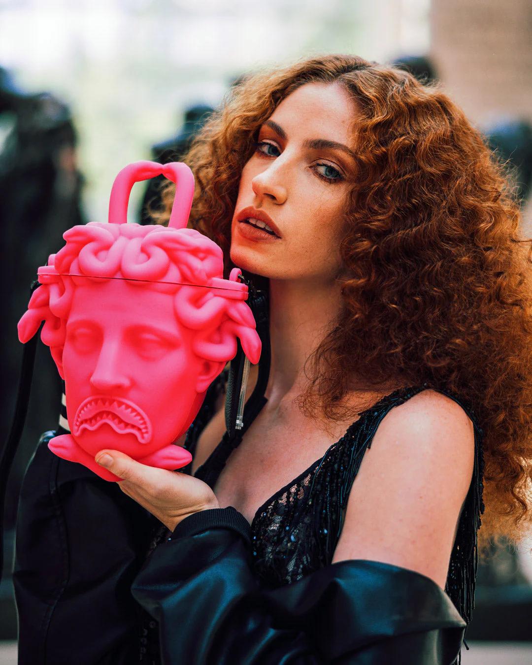 Sprayground Trending | THE MET CANOVA MEDUSA HANDBAG (PINK)