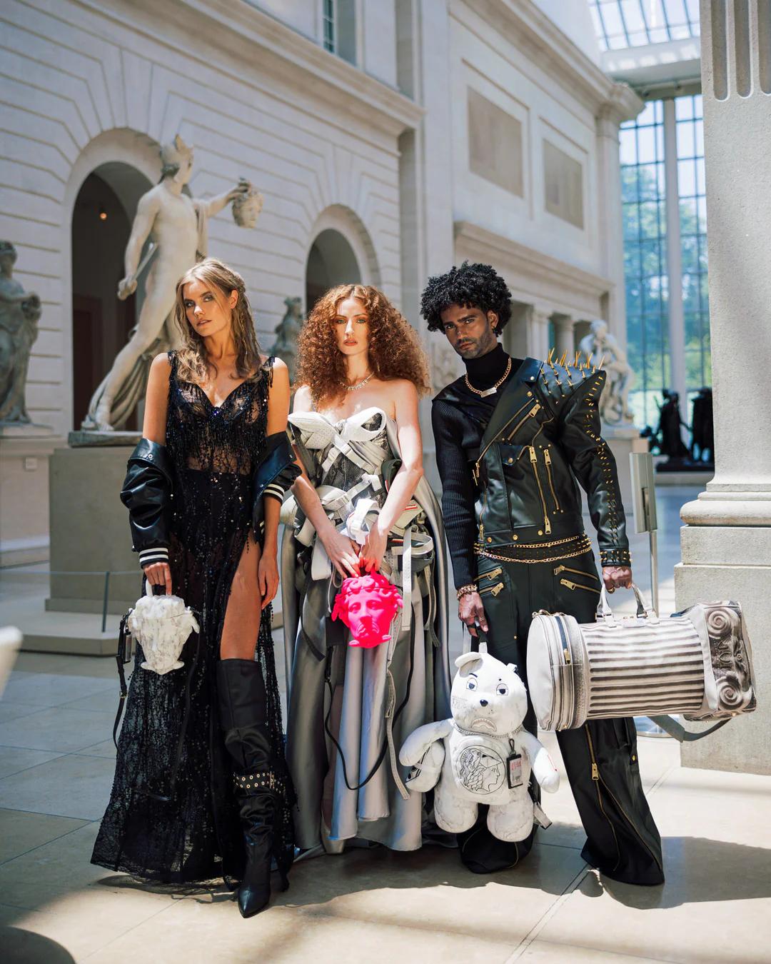 Sprayground Best Seller | THE MET CANOVA MEDUSA HANDBAG (MARBLE)