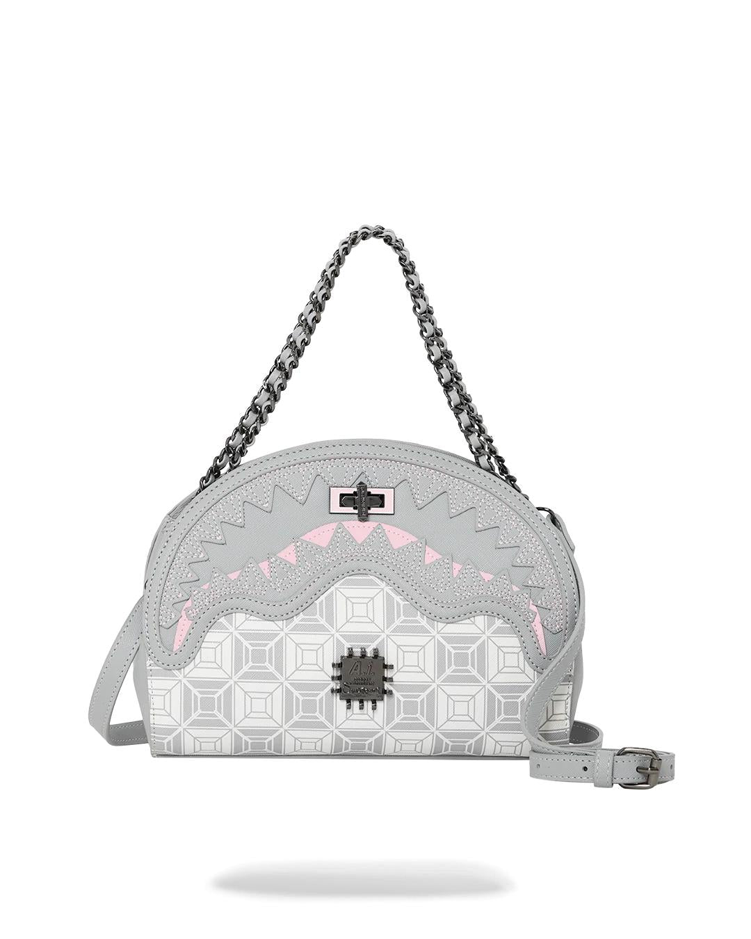 Sprayground Popular | A.I.8 AFRICAN INTELLIGENCE BOOKED & BUSY SHARK HANDBAG