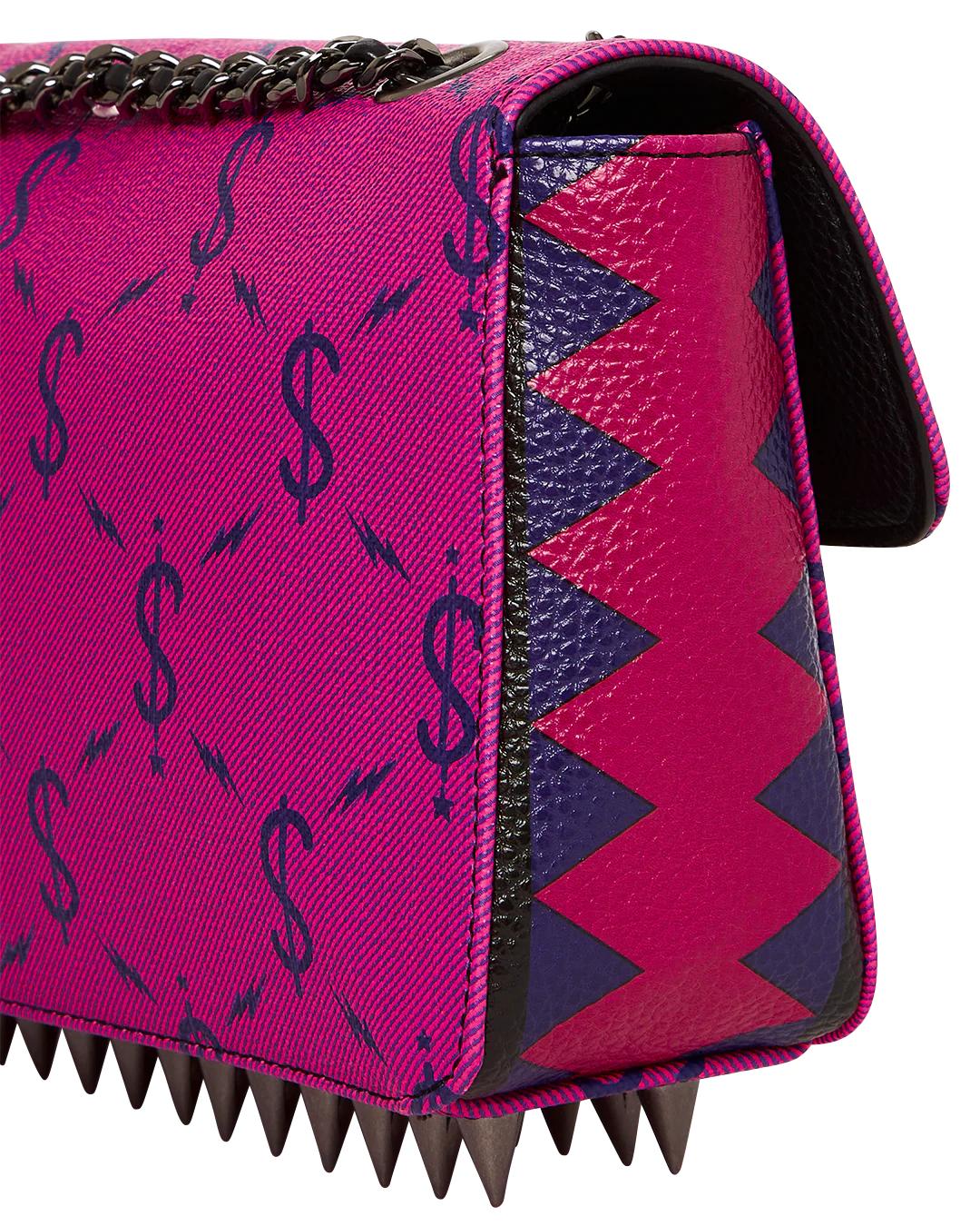 Sprayground Signature | $NAPDRAGON GOLD CHAIN SHARK HANDBAG