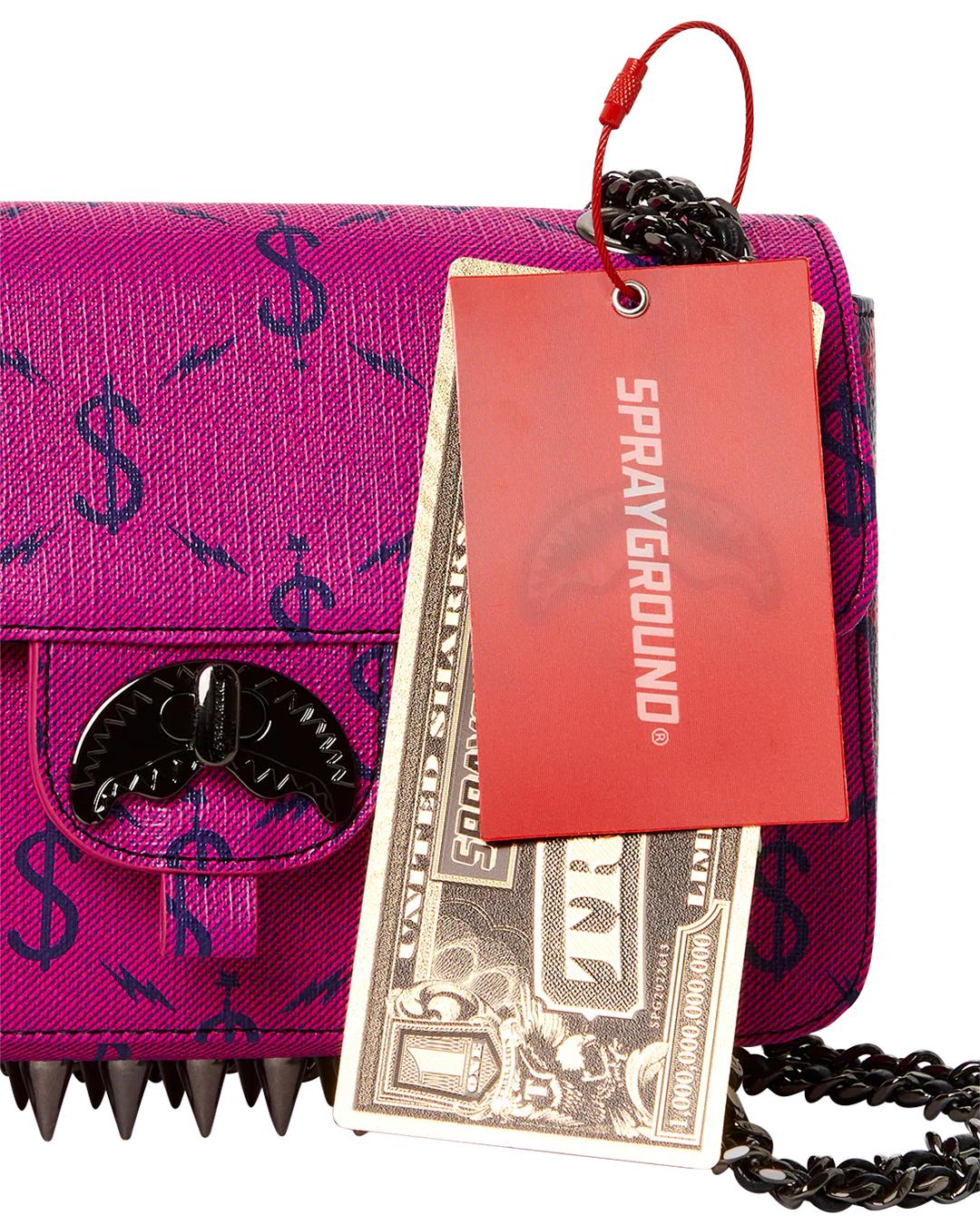 Sprayground Signature | $NAPDRAGON GOLD CHAIN SHARK HANDBAG