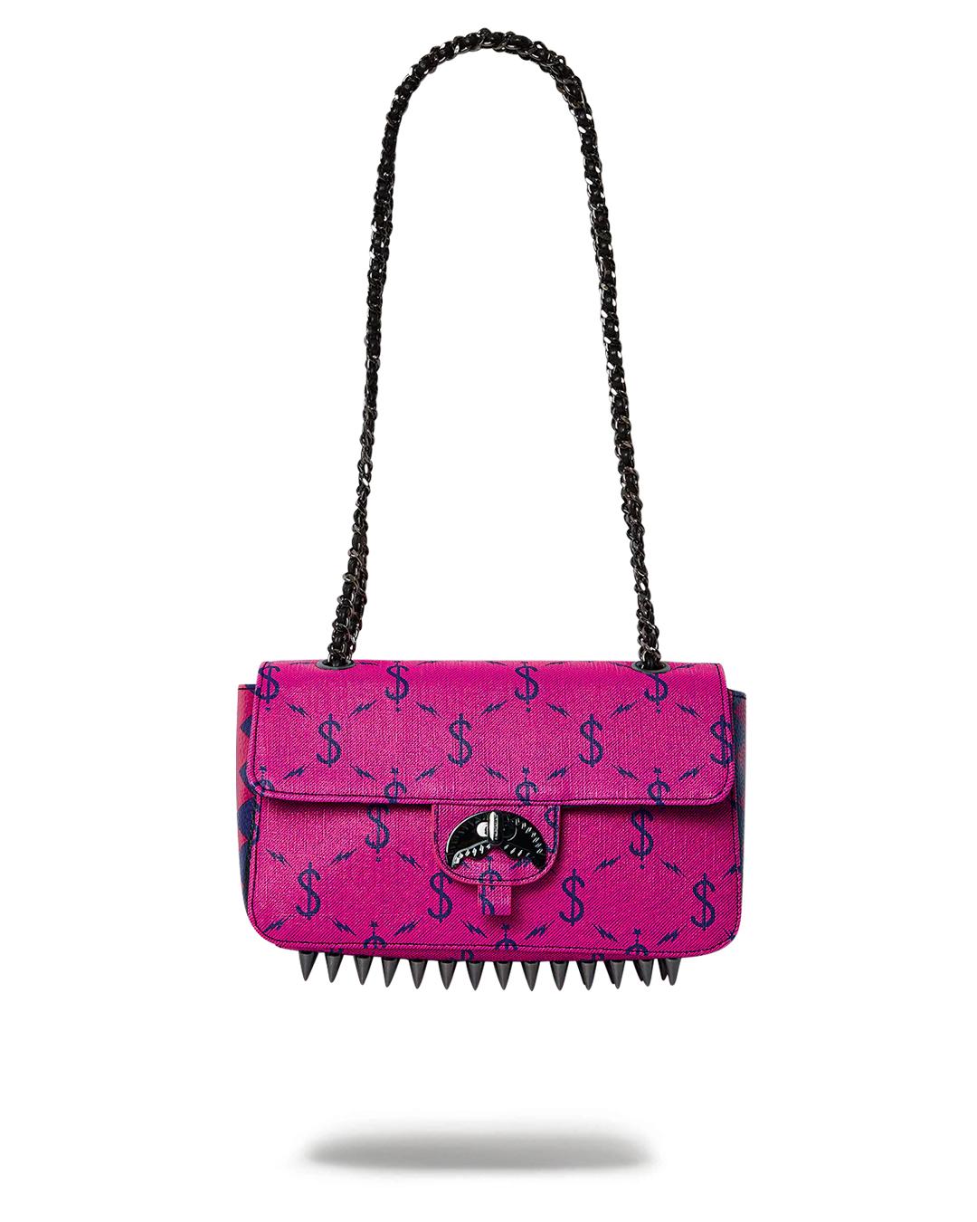 Sprayground Signature | $NAPDRAGON GOLD CHAIN SHARK HANDBAG