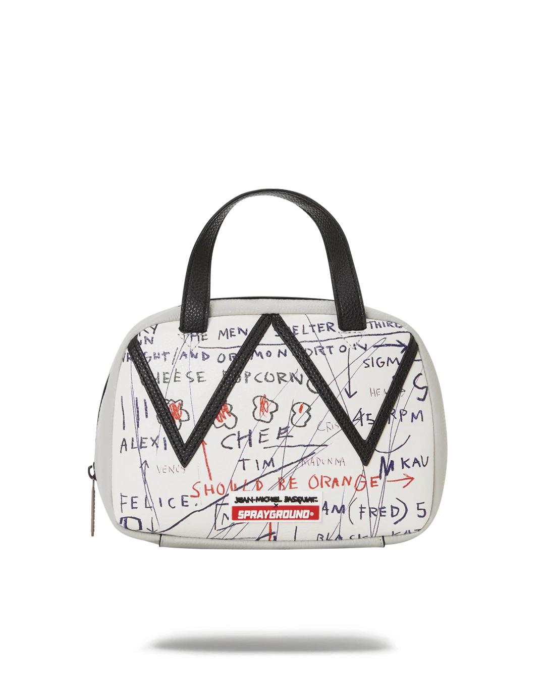 Sprayground New | OFFICIAL BASQUIAT UNTITLED (CHEESE POPCORN) 1983 HANDBAG