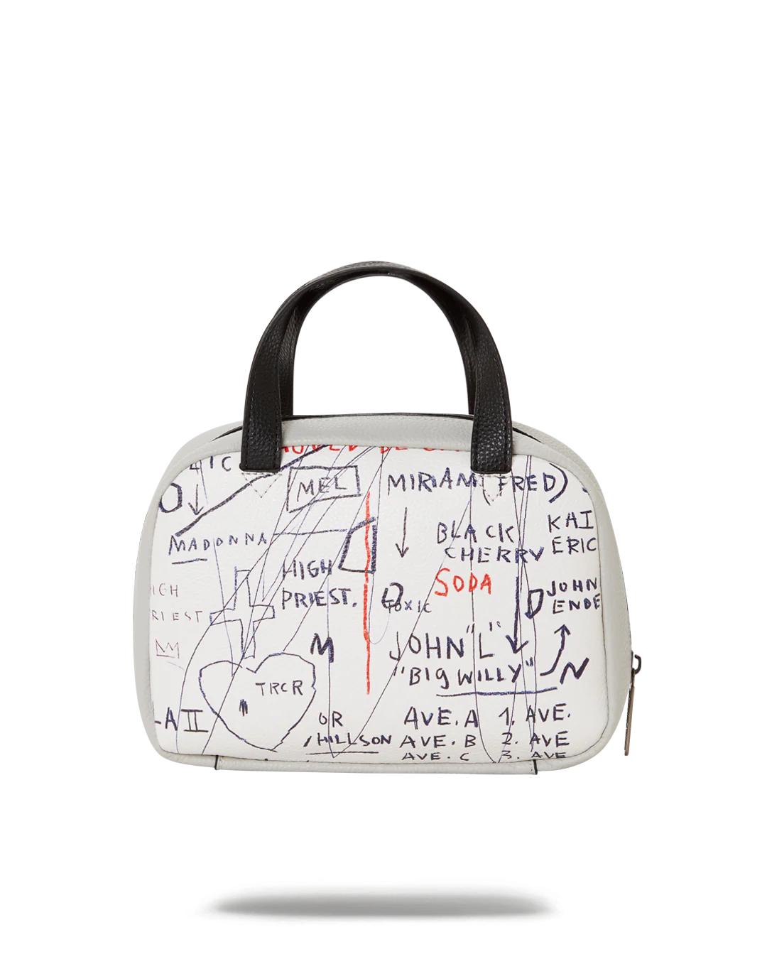Sprayground New | OFFICIAL BASQUIAT UNTITLED (CHEESE POPCORN) 1983 HANDBAG