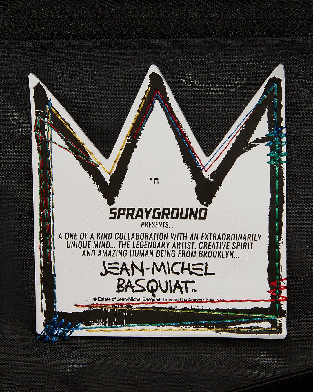 Sprayground New | OFFICIAL BASQUIAT UNTITLED (CHEESE POPCORN) 1983 HANDBAG