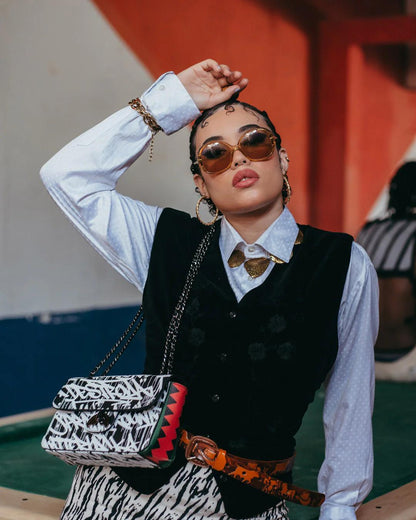 Sprayground Signature | NIGHT NIGHT SHARKCHAIN HANDBAG