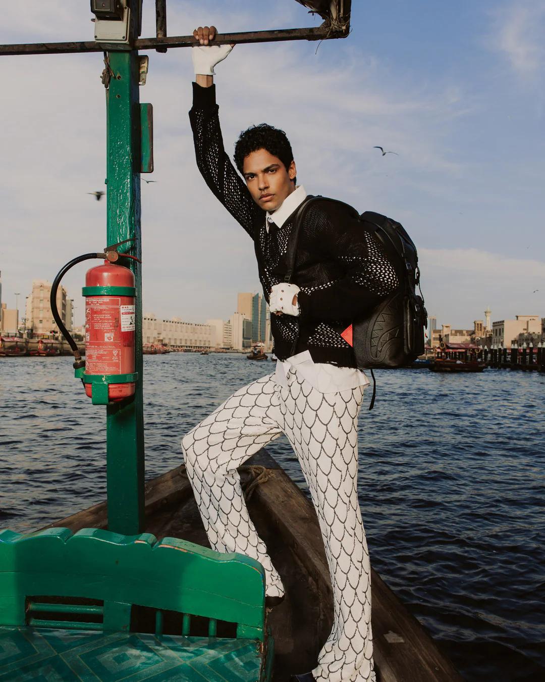 Sprayground Essential | GOLD BRICK DRIP HILLS BACKPACK