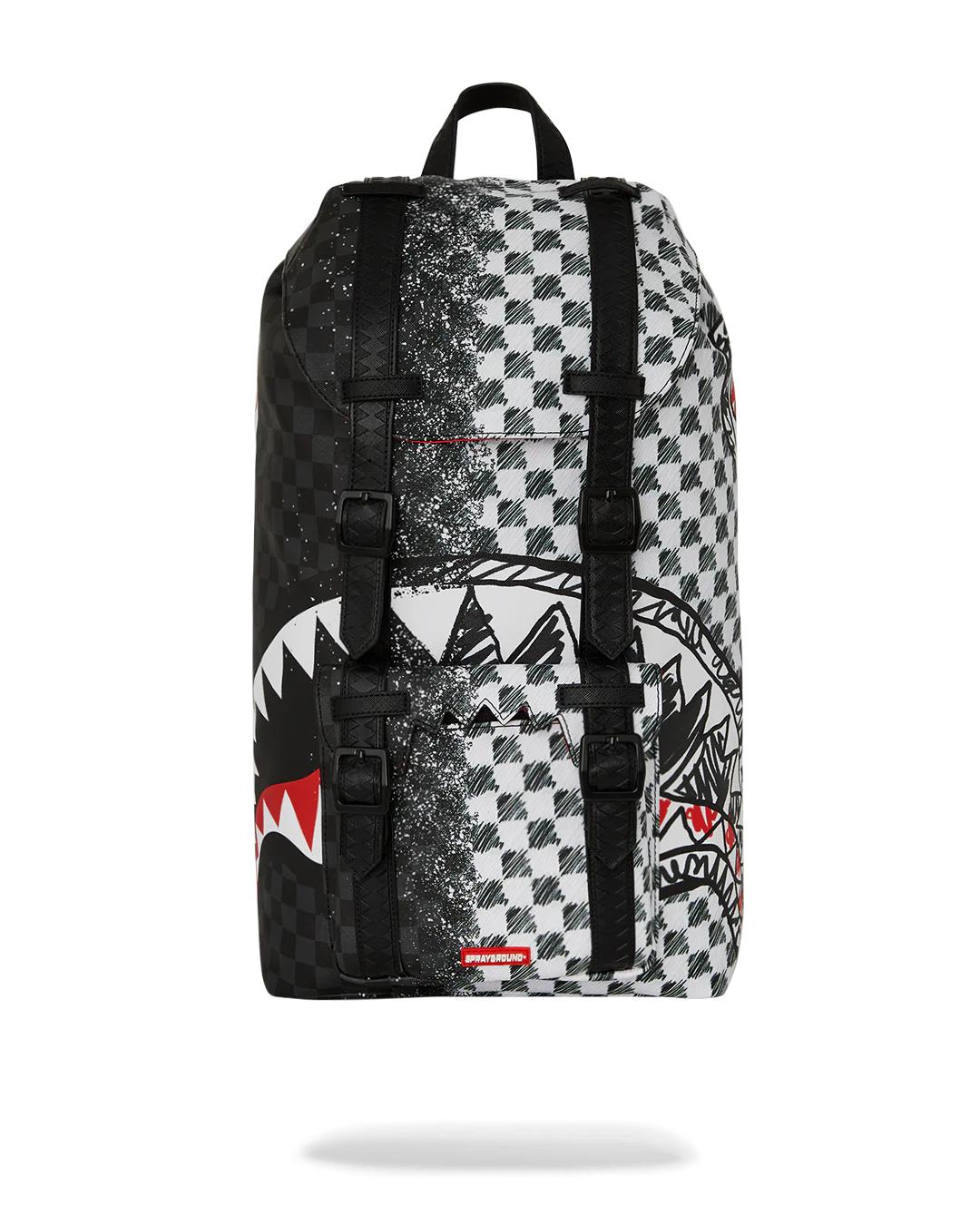 Sprayground Trending | SCRIBBLE DRIBBLE CHECK HILLS BACKPACK