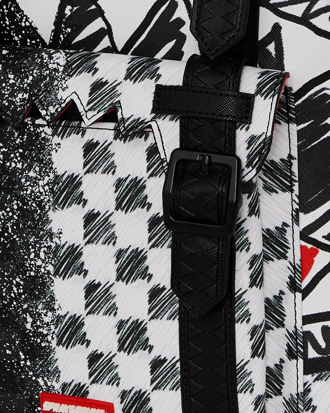Sprayground Trending | SCRIBBLE DRIBBLE CHECK HILLS BACKPACK