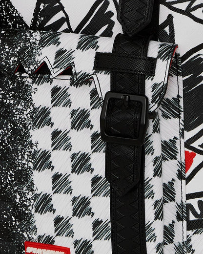 Sprayground Trending | SCRIBBLE DRIBBLE CHECK HILLS BACKPACK