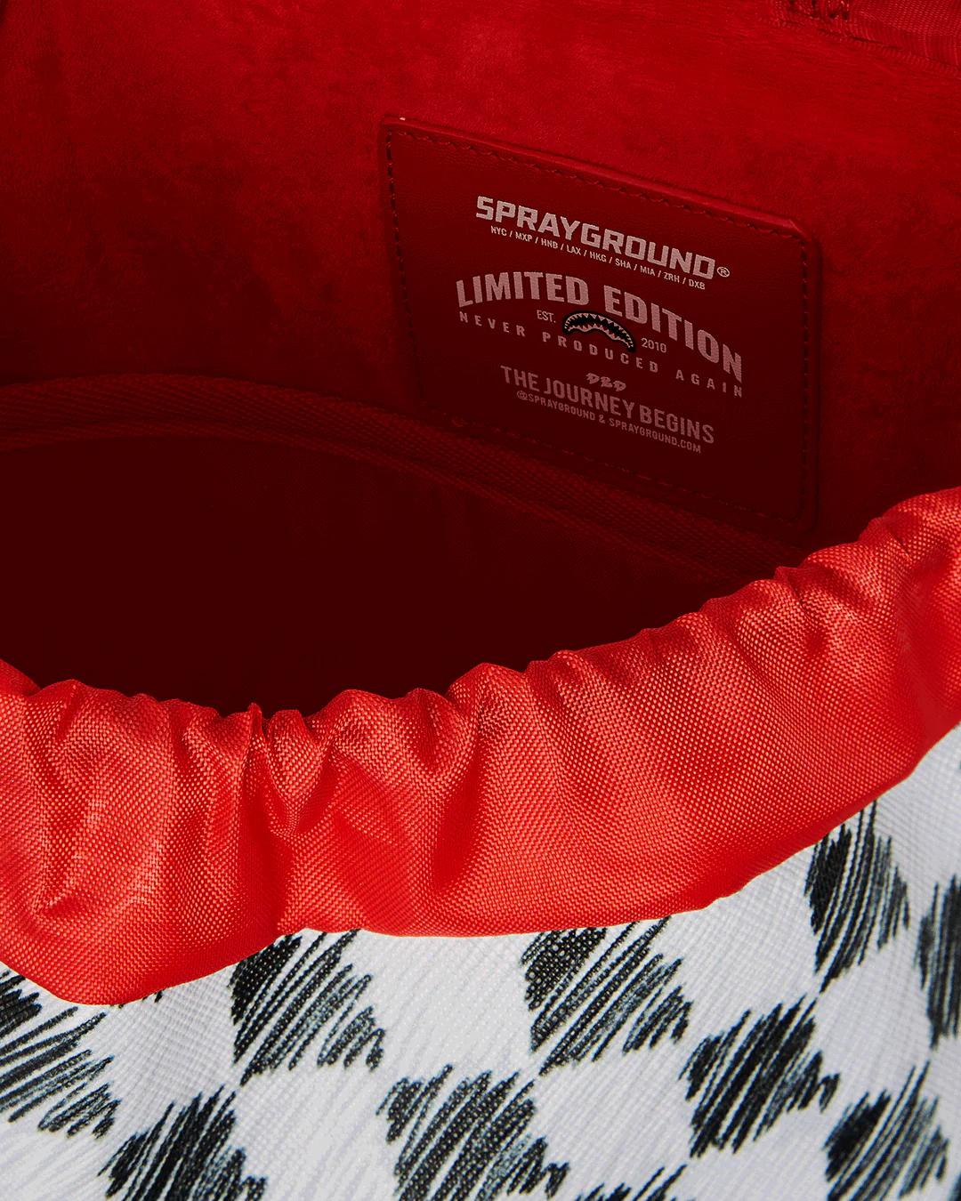 Sprayground Trending | SCRIBBLE DRIBBLE CHECK HILLS BACKPACK