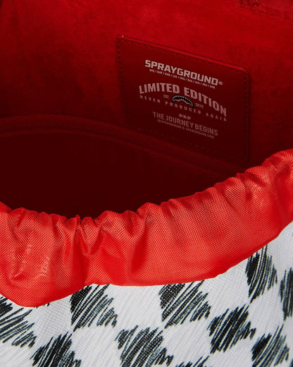 Sprayground Trending | SCRIBBLE DRIBBLE CHECK HILLS BACKPACK