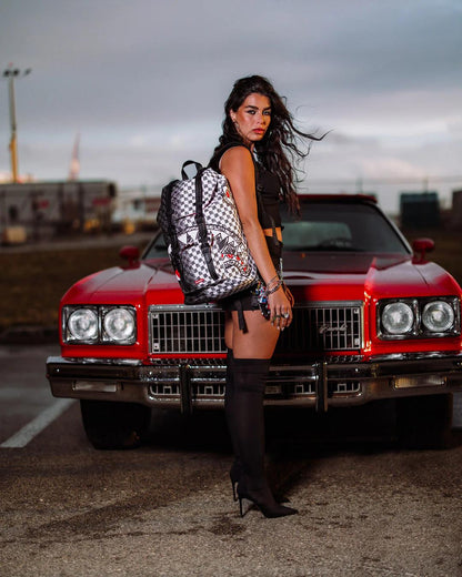 Sprayground Trending | SCRIBBLE DRIBBLE CHECK HILLS BACKPACK