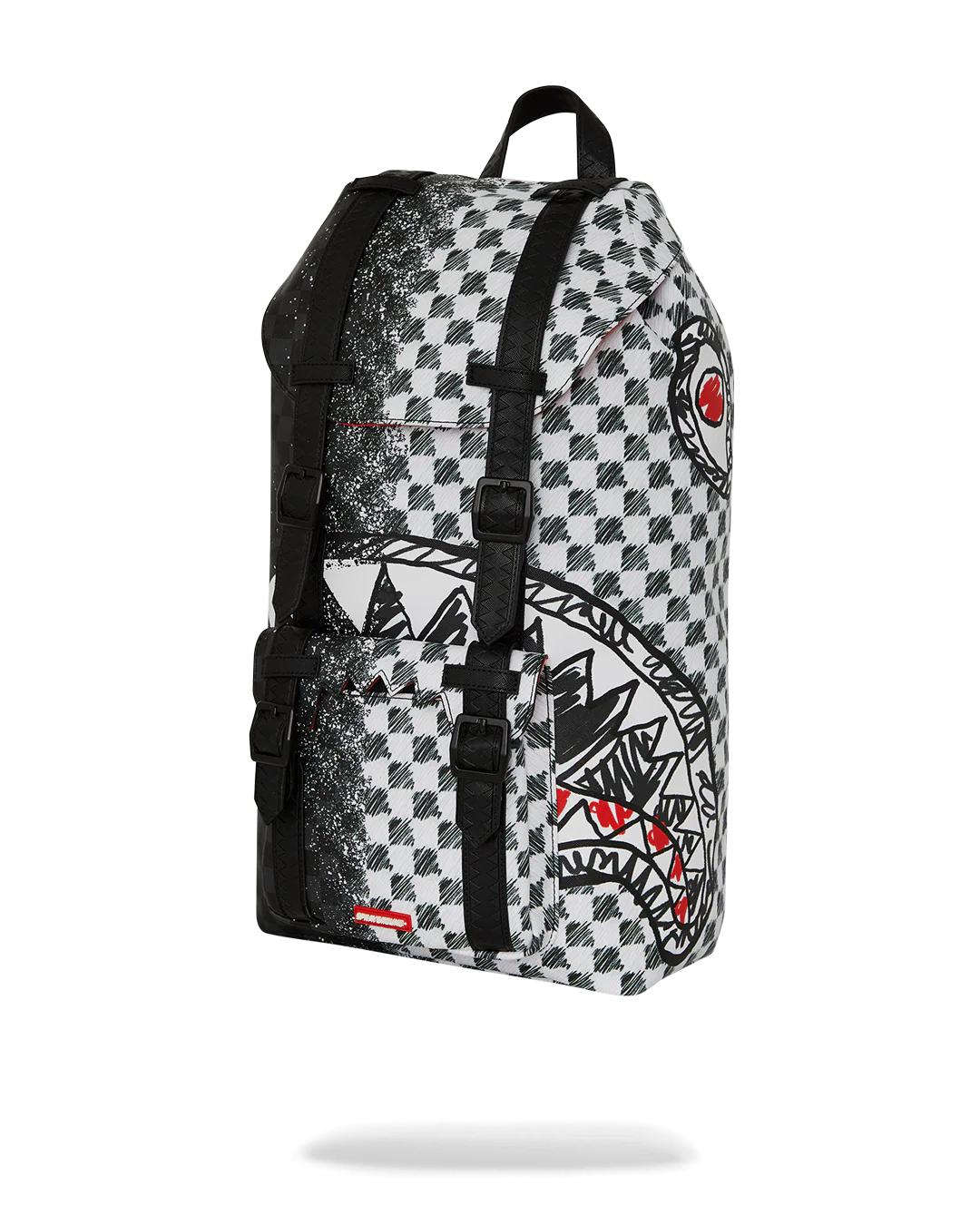 Sprayground Trending | SCRIBBLE DRIBBLE CHECK HILLS BACKPACK