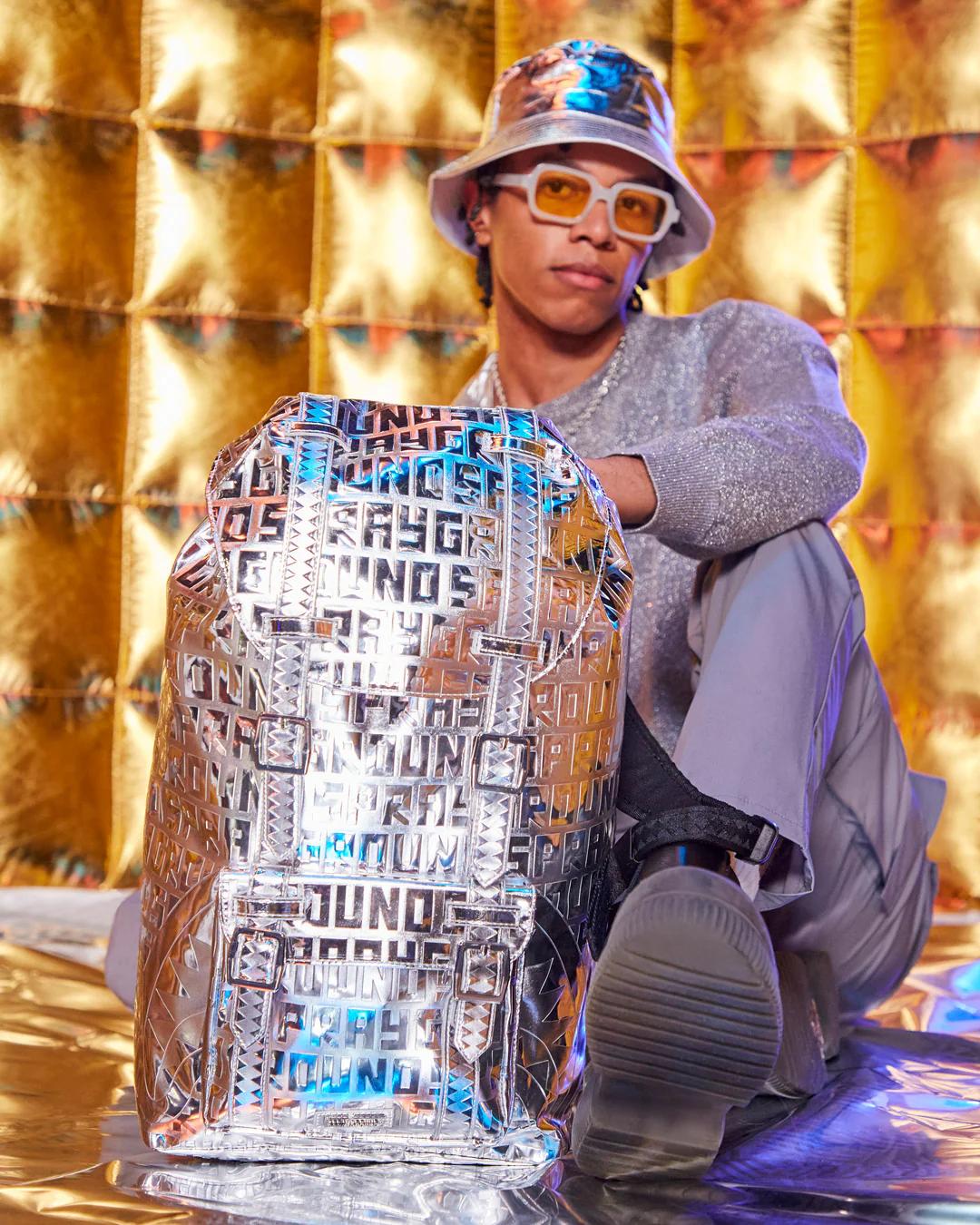 Sprayground Popular | FUTURE TITAN (METALLIC) HILLS BACKPACK