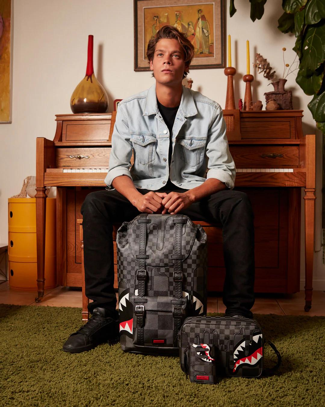 Sprayground Recommended | XTC GREY SHARKS IN PARIS HILLS BACKPACK