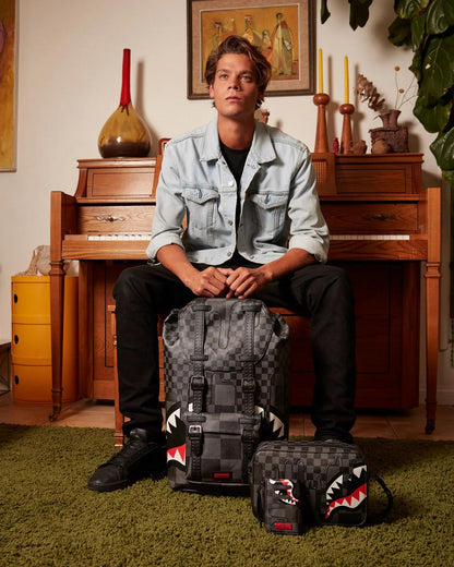 Sprayground Recommended | XTC GREY SHARKS IN PARIS HILLS BACKPACK