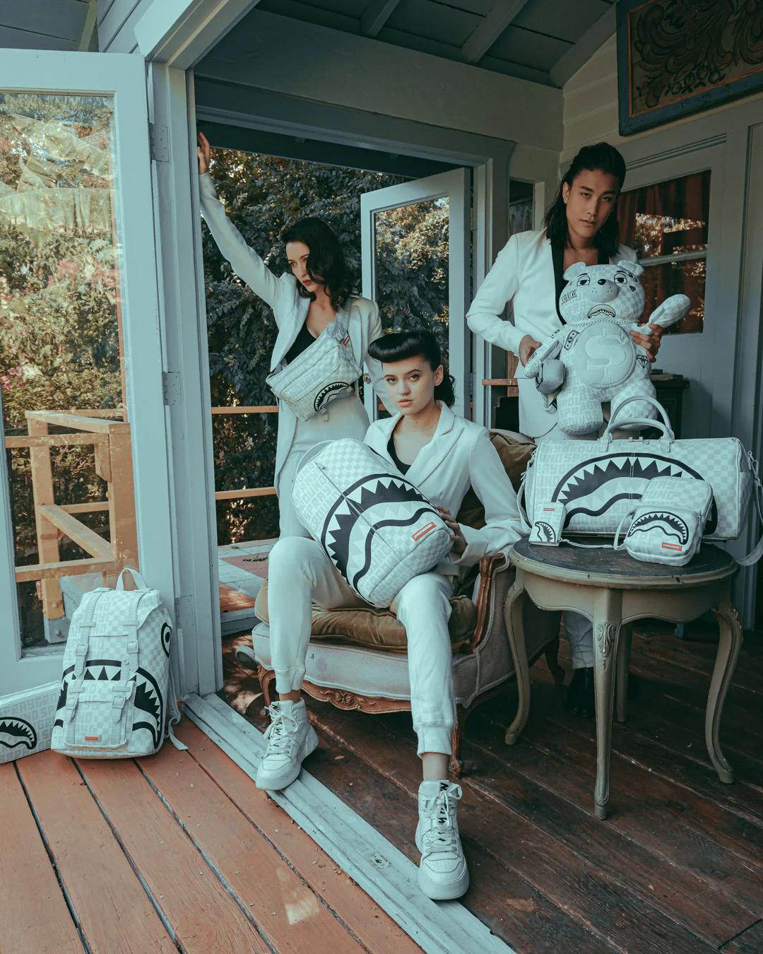 Sprayground Classic | SPLIT THE CHECK (PEARL) HILLS