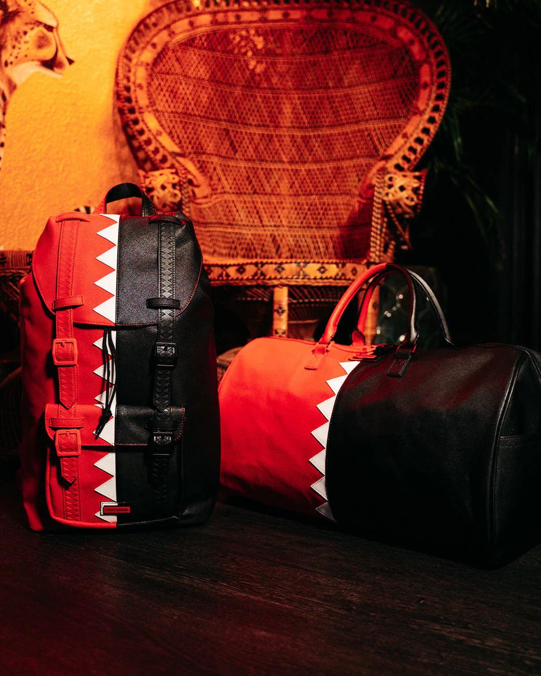 Sprayground Exclusive | VERTICAL SHARK CUT & SEW HILLS BACKPACK