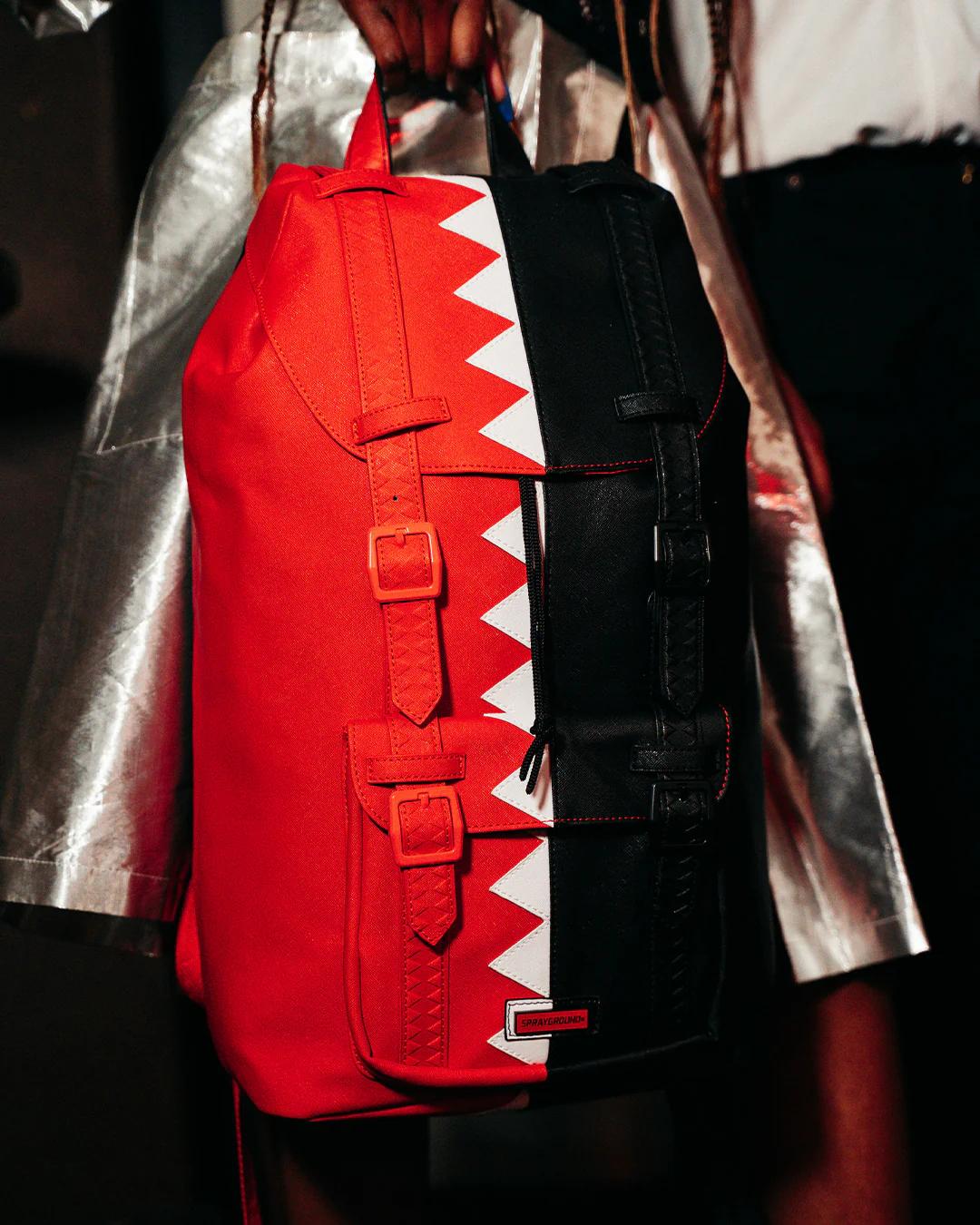 Sprayground Exclusive | VERTICAL SHARK CUT & SEW HILLS BACKPACK